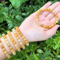 8 mm Bead Gemstone Bracelets: BUY 3 GET 1 FREE! (Stretch Crystal Bead Bracelets)