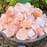 Natural Himalayan Salt Chunks: XL Large (Chunky Crystals, Pink Sea Salt, Rocks)