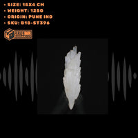 Natural Scolecite Crystal 12g White Zeolite Mineral from India