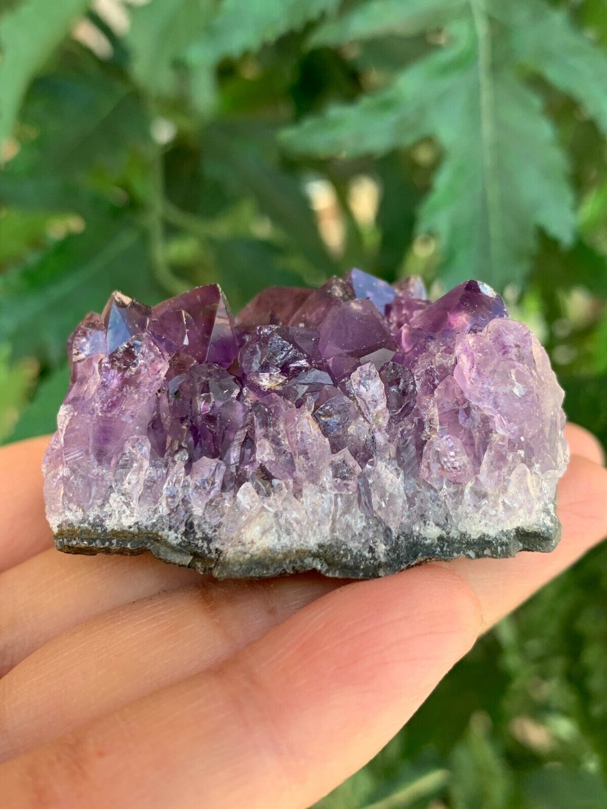 Deep Purple Amethyst Cluster From Uruguayan, Amethyst Geode, Raw Amethyst