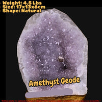 4: 5,Lbs Natural Big india Amethyst Cluster Geode Quartz Crystal Reiki Specimens