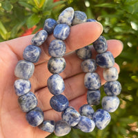 Wholesale Grade A++ Gemstone Nugget Bracelet, Choose from 18 Gemstone Types