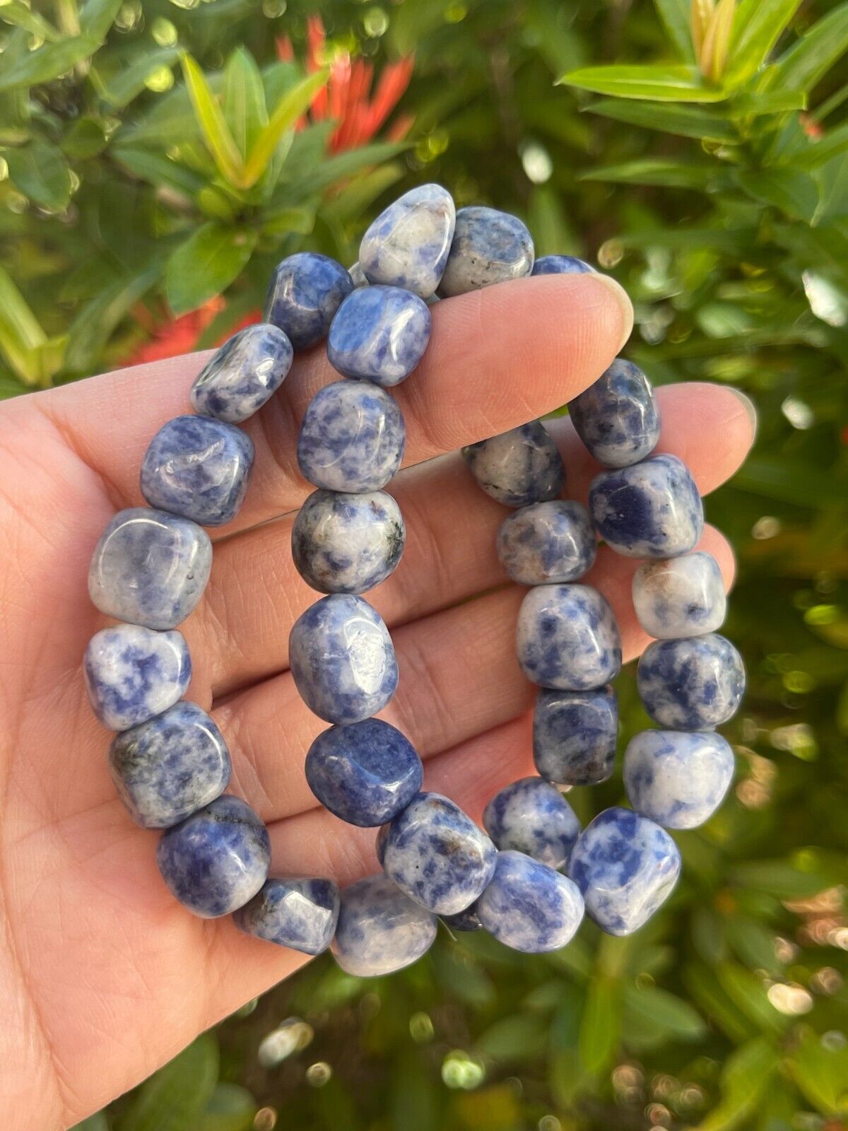 Wholesale Grade A++ Gemstone Nugget Bracelet, Choose from 18 Gemstone Types