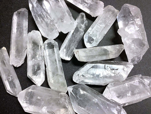 Clear Quartz Crystal Points (5 Kilos)(11 Lbs) Wholesale Bulk Lot Natural Brazil