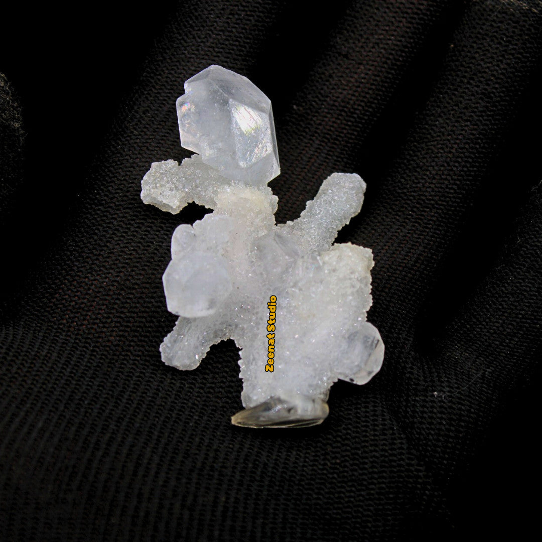 Rare Apophyllite Cluster Matrix 7cm 165g Shiny Luster Mineral Specimen from Indi