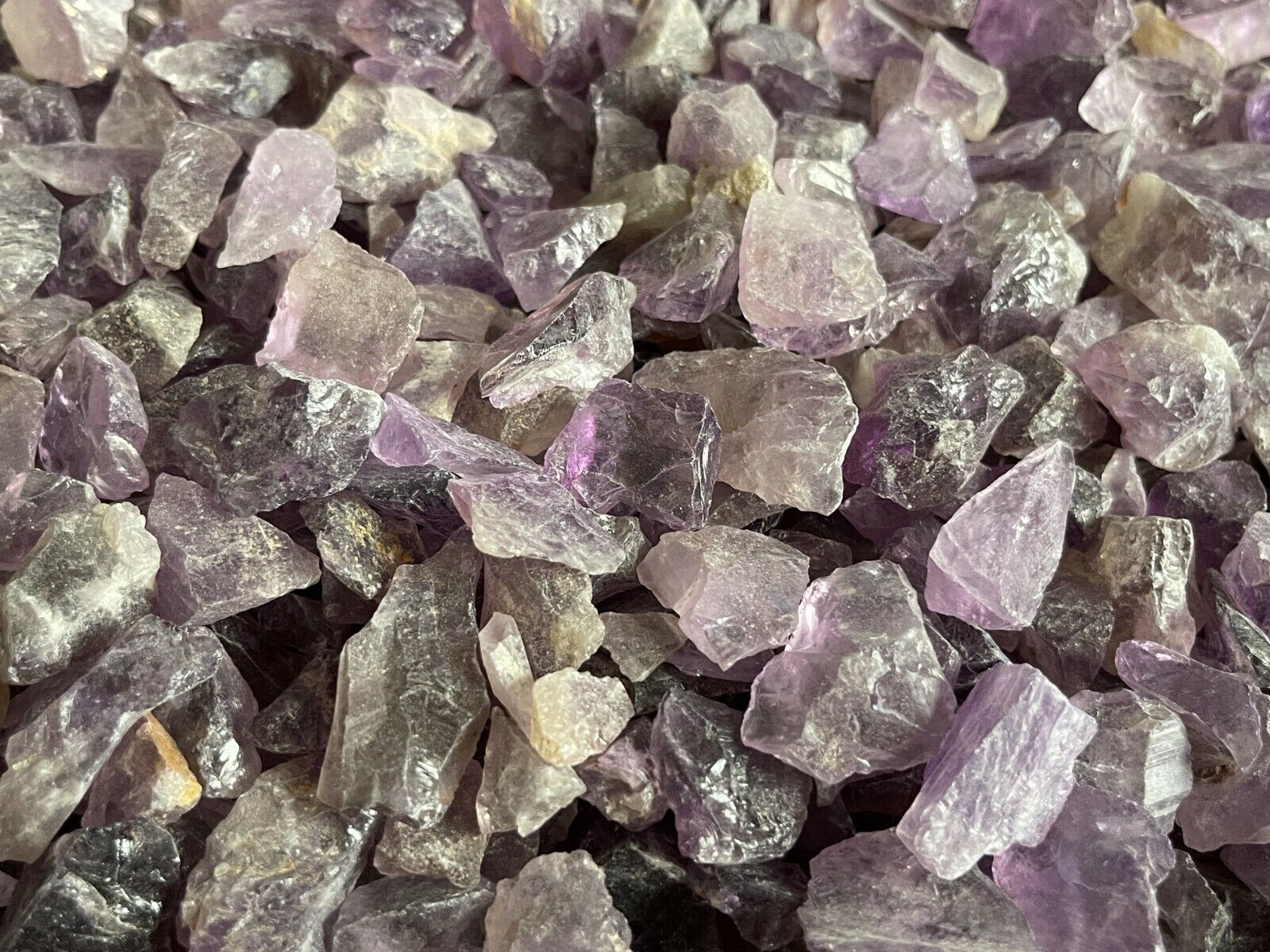 Grade A++ Small Raw Amethyst, 0.5-1" Natural Amethys Chip, Wholesale Bulk Lot