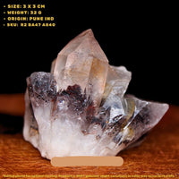 Phantom Quartz 32g Mini Crystal Cluster Raw Healing Stone India