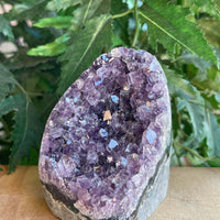 Finely Polished Uruguay Amethyst Cluster Crystal Geode, Pick a Size: 0.5 to 4 Lb