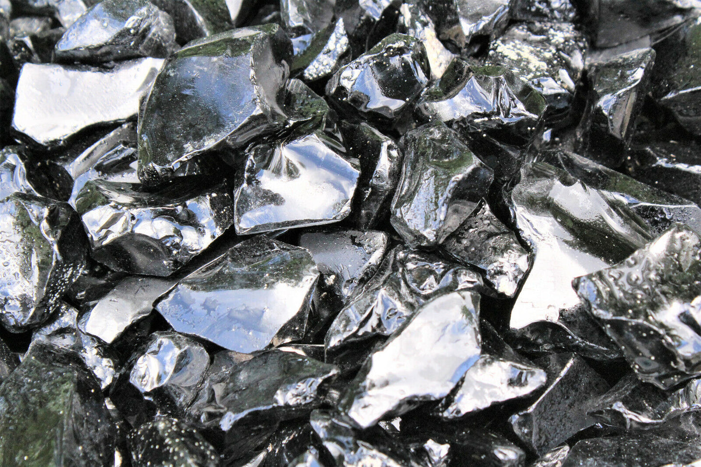 Raw Natural Black Obsidian Crystals: Choose How Many Pieces - Rough Obsidian