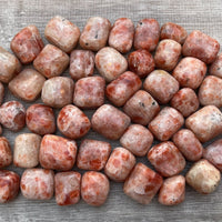 1/2 Lb Lot Tumbled Stones, 0.75-1.25" Crystal Healing Stones, Choose Stone Type