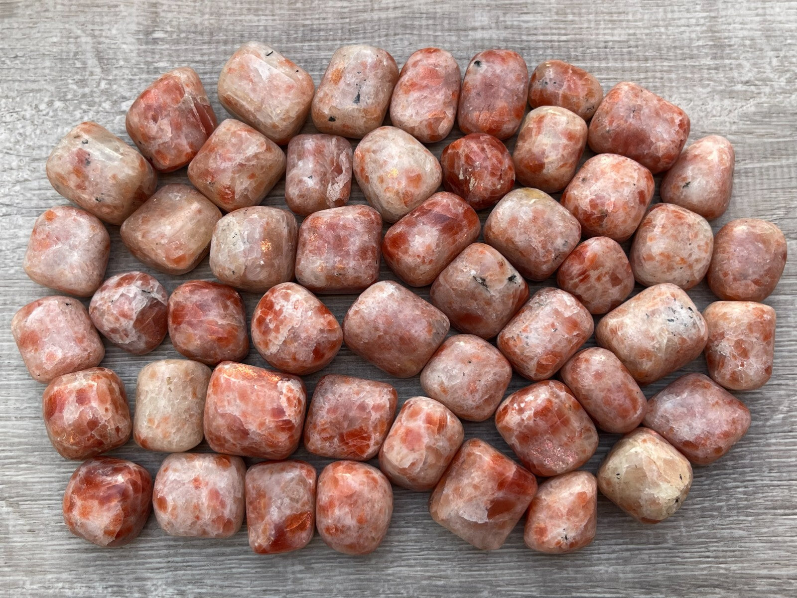 1/2 Lb Lot Tumbled Stones, 0.75-1.25" Crystal Healing Stones, Choose Stone Type