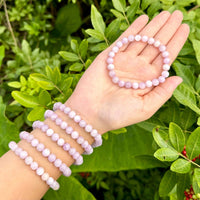 8 mm Bead Gemstone Bracelets: BUY 3 GET 1 FREE! (Stretch Crystal Bead Bracelets)