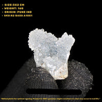 Rare Apophyllite Crystal 16g Mineral Specimen from India 3x2 cm