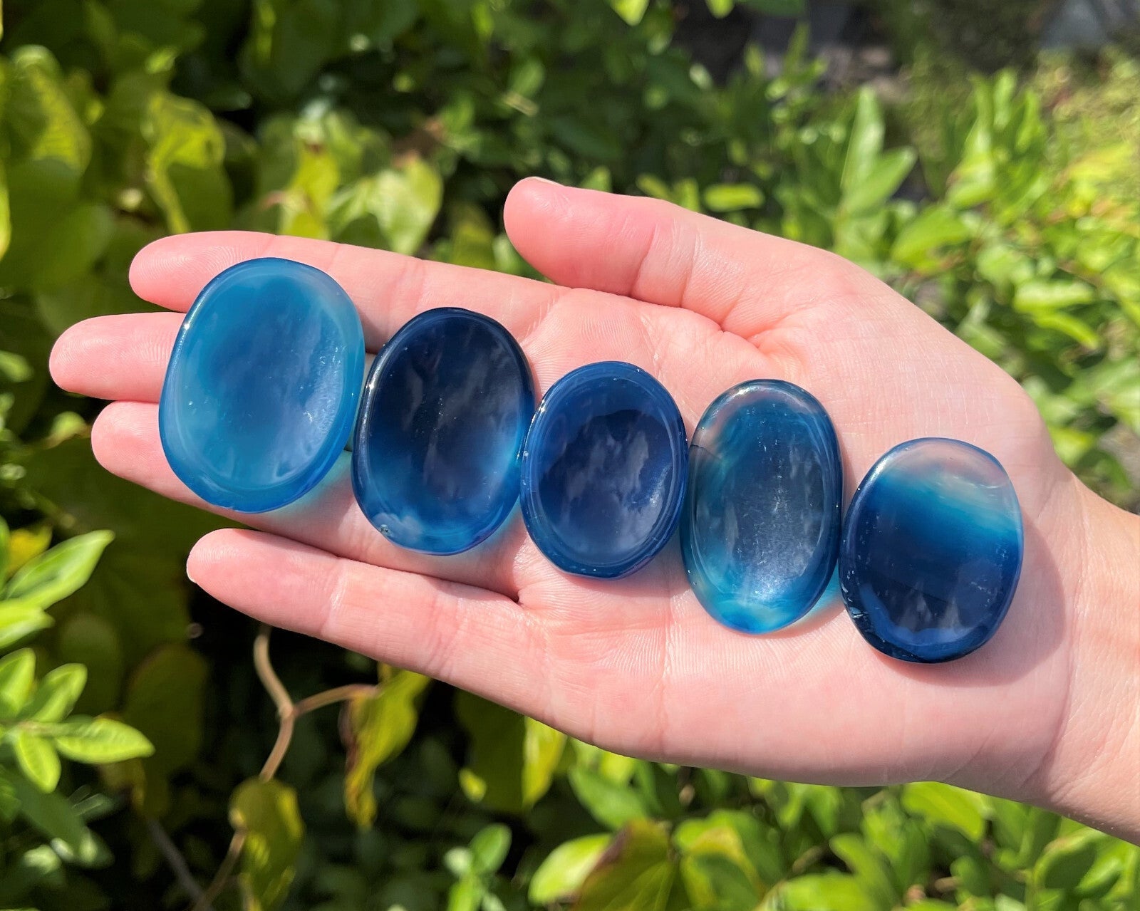 Natural Crystal Worry Stone: Choose Gemstone (Crystal Healing Pocket Stone)