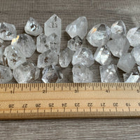 5 Pcs Small Apophyllite Tips, Apophyllite Point, Apophyllite Pyramid, Raw Stones