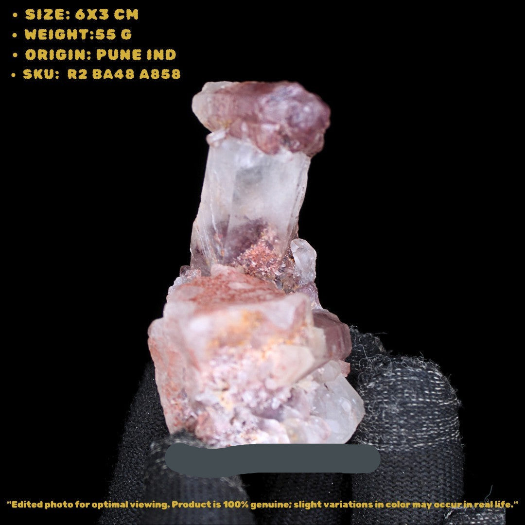 55g Phantom Quartz Healing Crystal for Focus & Grounding