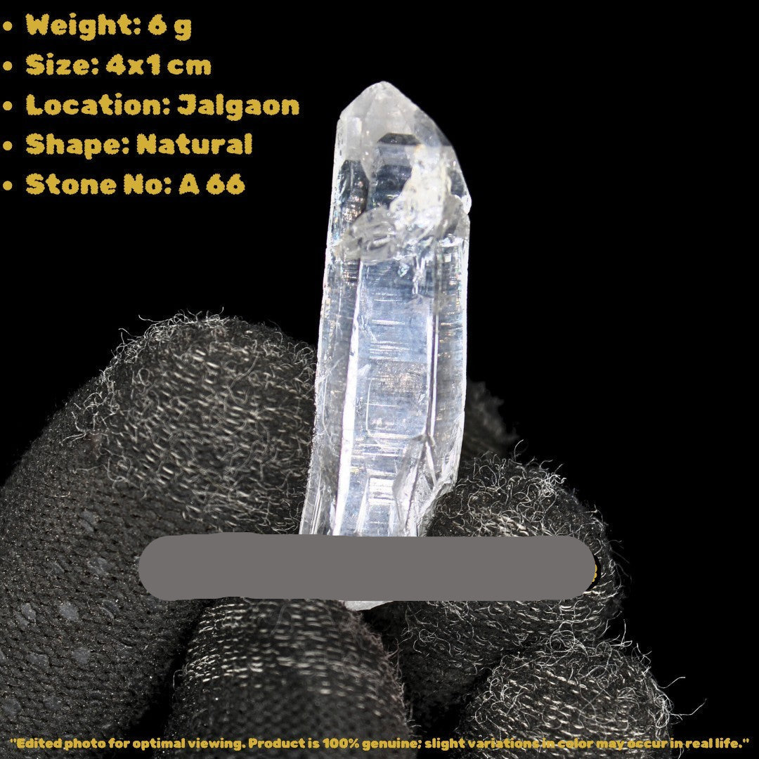 Mini Himalayan Clear Quartz Crystal 6g Rare Collector Mineral Specimen