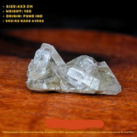 Rare Himalayan Quartz Crystal 10g Mineral Specimen 4x3 cm from India