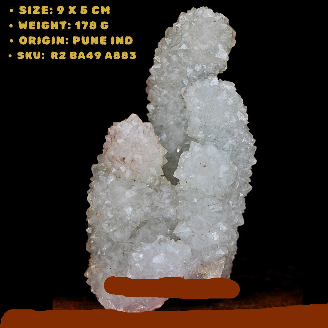 Rainbow Quartz Cluster 178g Rare Mineral Specimen Crystal Formation India