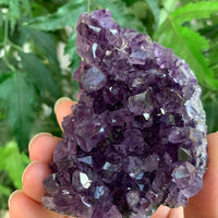 Deep Purple Amethyst Cluster From Uruguayan, Amethyst Geode, Raw Amethyst