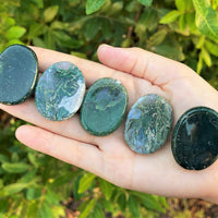 Natural Crystal Worry Stone: Choose Gemstone (Crystal Healing Pocket Stone)