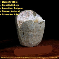 Scolecite Geode 118g Natural Reiki Stone for Calm Meditation Energy