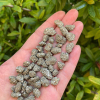 Grade A++ Pyrite Semi Rough Mini Chips 5 - 15 mm, Raw Pyrite, Wholesale Bulk Lot
