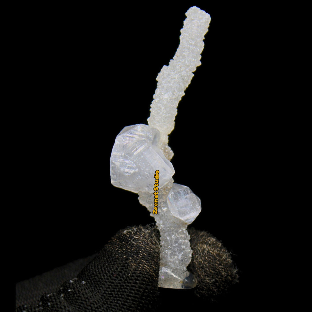 Apophyllite Perfect Cluster 7x2cm 65g Rare Tower Shape Crystal Specimen Luster