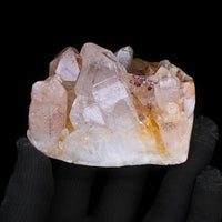 Phantom Quartz Cluster 416g 8x6cm Rare Mineral Crystal for Display Shelf
