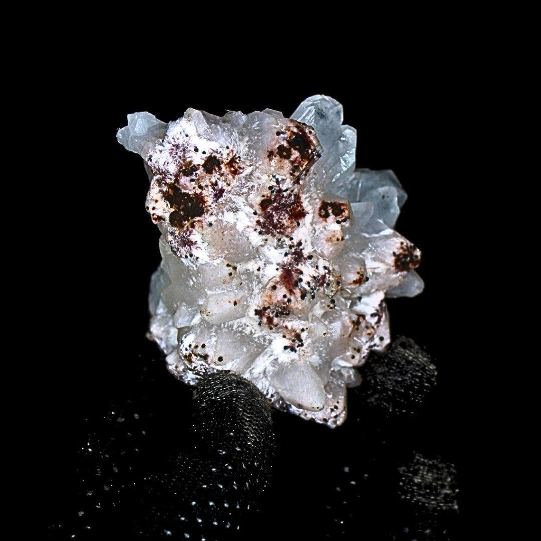 Apophyllite Heulandite Stilbite Cluster 160g India Cabinet Specimen 7x6cm
