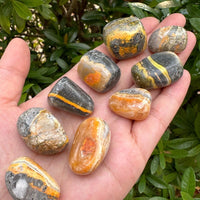 1/2 Lb Lot Tumbled Stones, 0.75-1.25" Crystal Healing Stones, Choose Stone Type