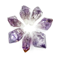 Large Dark Amethyst Crystal Points (3 Pcs) Extra Quality Raw Purple
