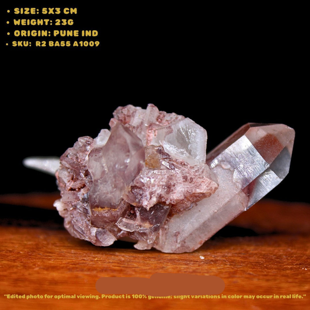 Natural Phantom Quartz 23g 5x3cm – Unique Mineral Specimen from India