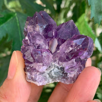 Deep Purple Amethyst Cluster From Uruguayan, Amethyst Geode, Raw Amethyst