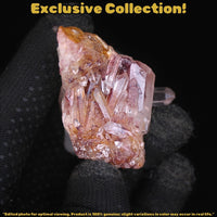 Phantom Clear Quartz Cluster 66g Natural Healing Crystal 6x4 cm from India