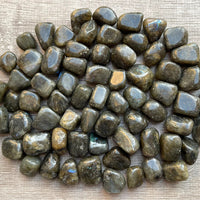 1/2 Lb Lot Tumbled Stones, 0.75-1.25" Crystal Healing Stones, Choose Stone Type