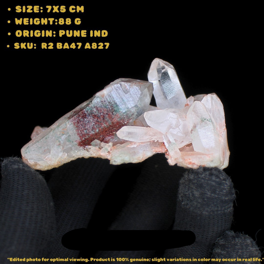 Natural Phantom Quartz 88g Raw Crystal | Chakra Reiki Healing Meditation Stone