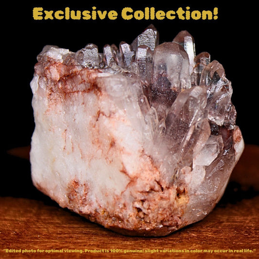 Mini Phantom Quartz Crystal 14g 5x3 cm Natural Healing Stone from India