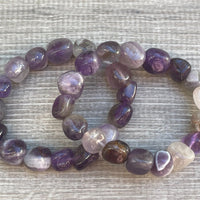 Wholesale Grade A++ Gemstone Nugget Bracelet, Choose from 18 Gemstone Types