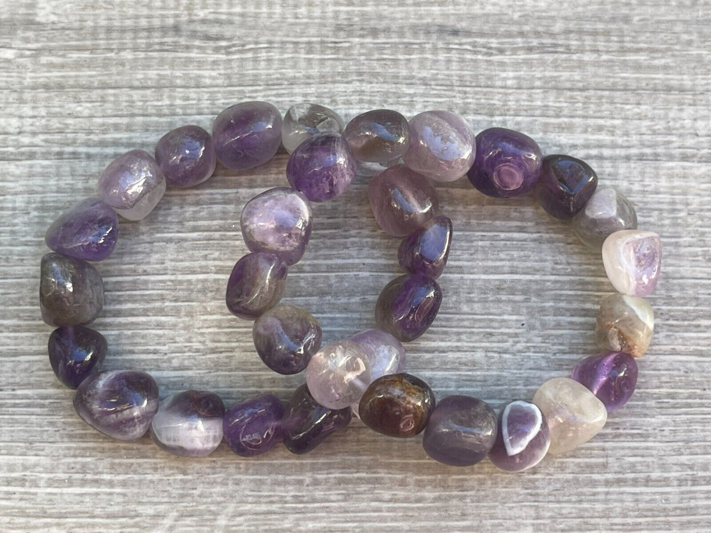 Wholesale Grade A++ Gemstone Nugget Bracelet, Choose from 18 Gemstone Types