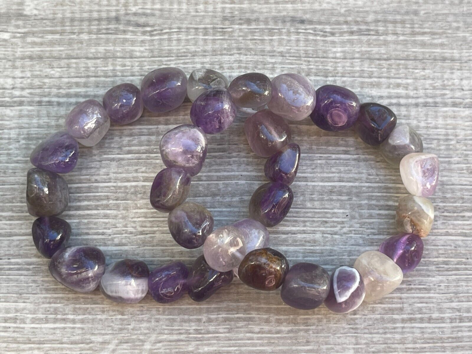 Wholesale Grade A++ Gemstone Nugget Bracelet, Choose from 18 Gemstone Types