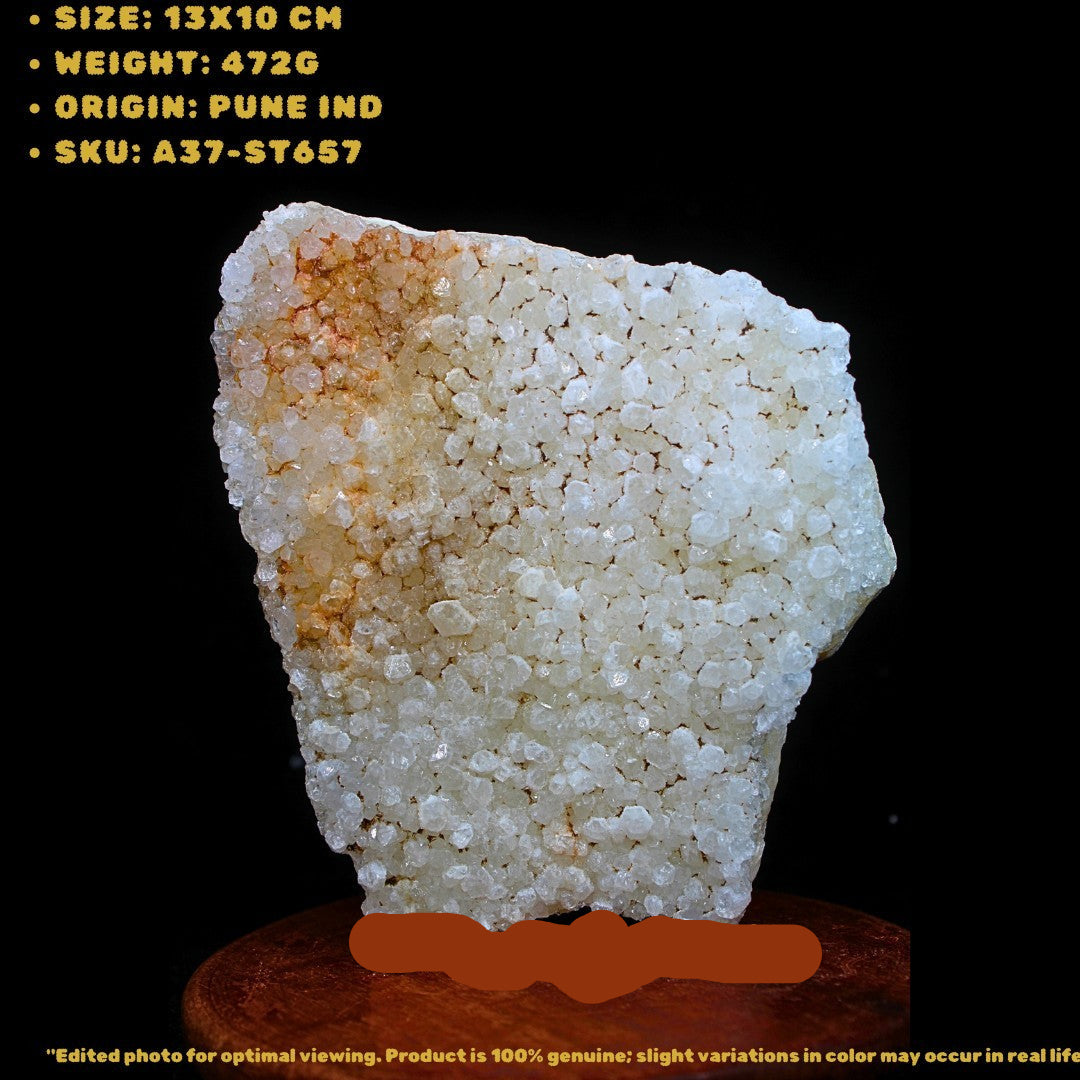 472g Rainbow Quartz Cluster Crystal Raw Healing Stone Mineral India