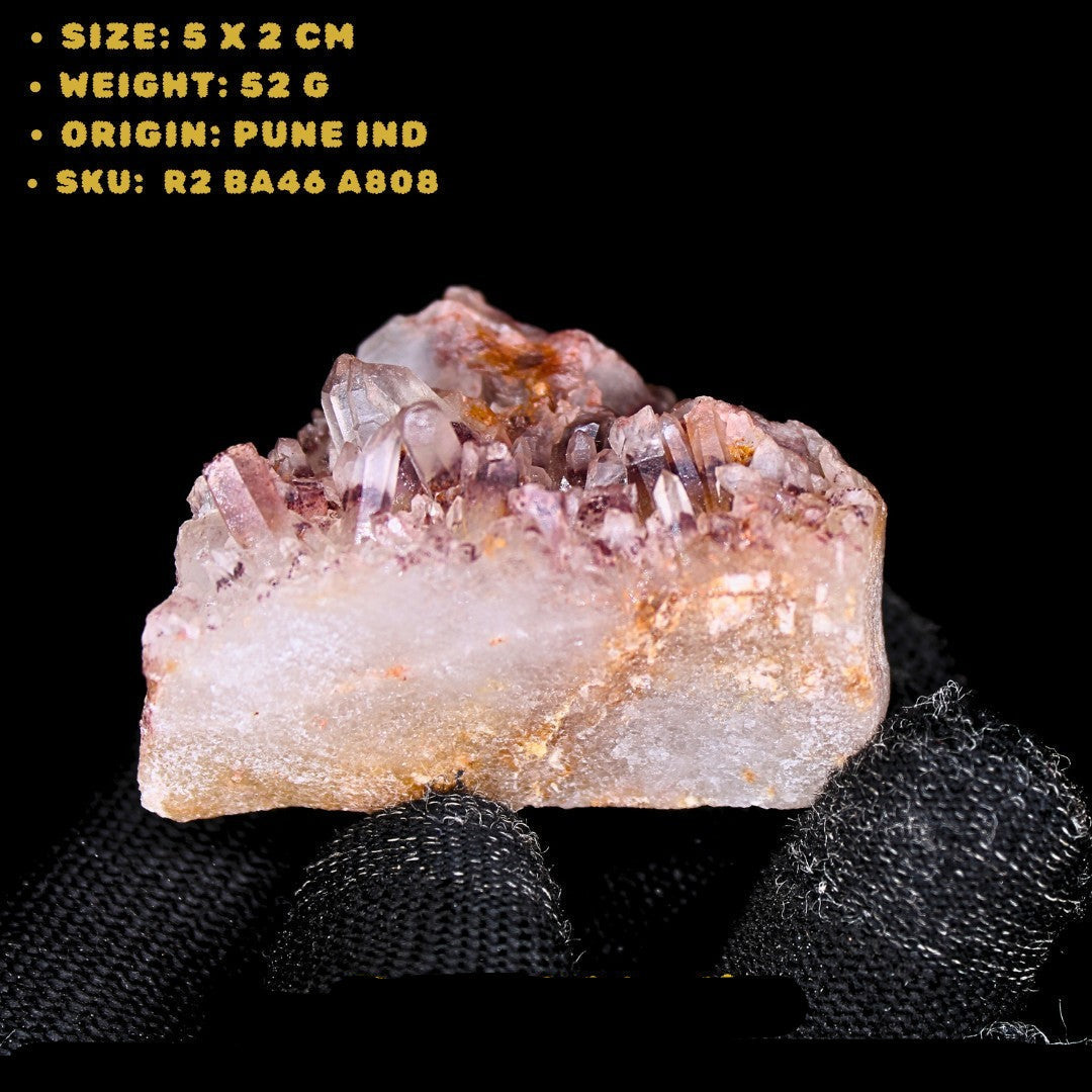 Phantom Clear Quartz 52g 5x2 cm Rare Mini Cluster with Inner Worlds 🌫️