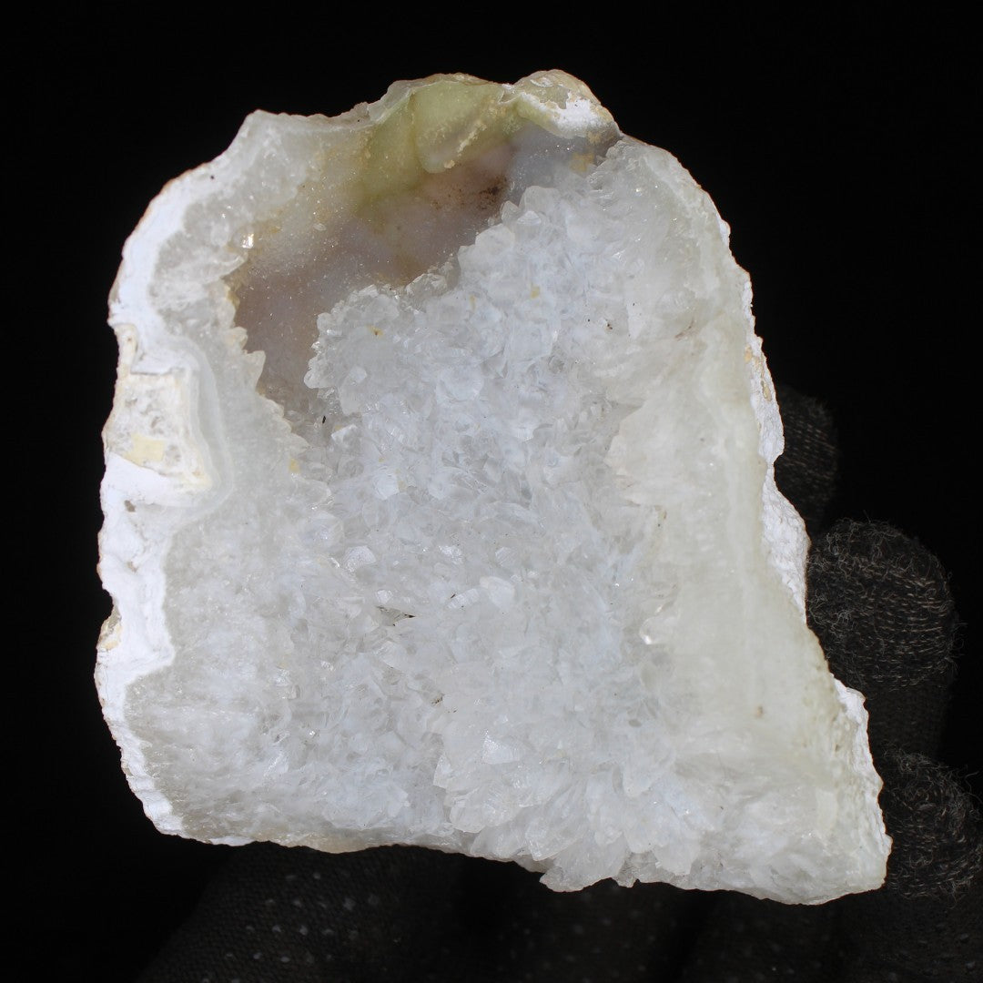 Apophyllite Healing Cluster 370g 9x8 cm Natural White Crystal from India
