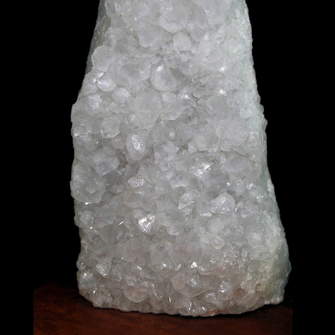 Natural Apophyllite Cluster 1.2kg 24x8cm Raw Sparkling Crystal India
