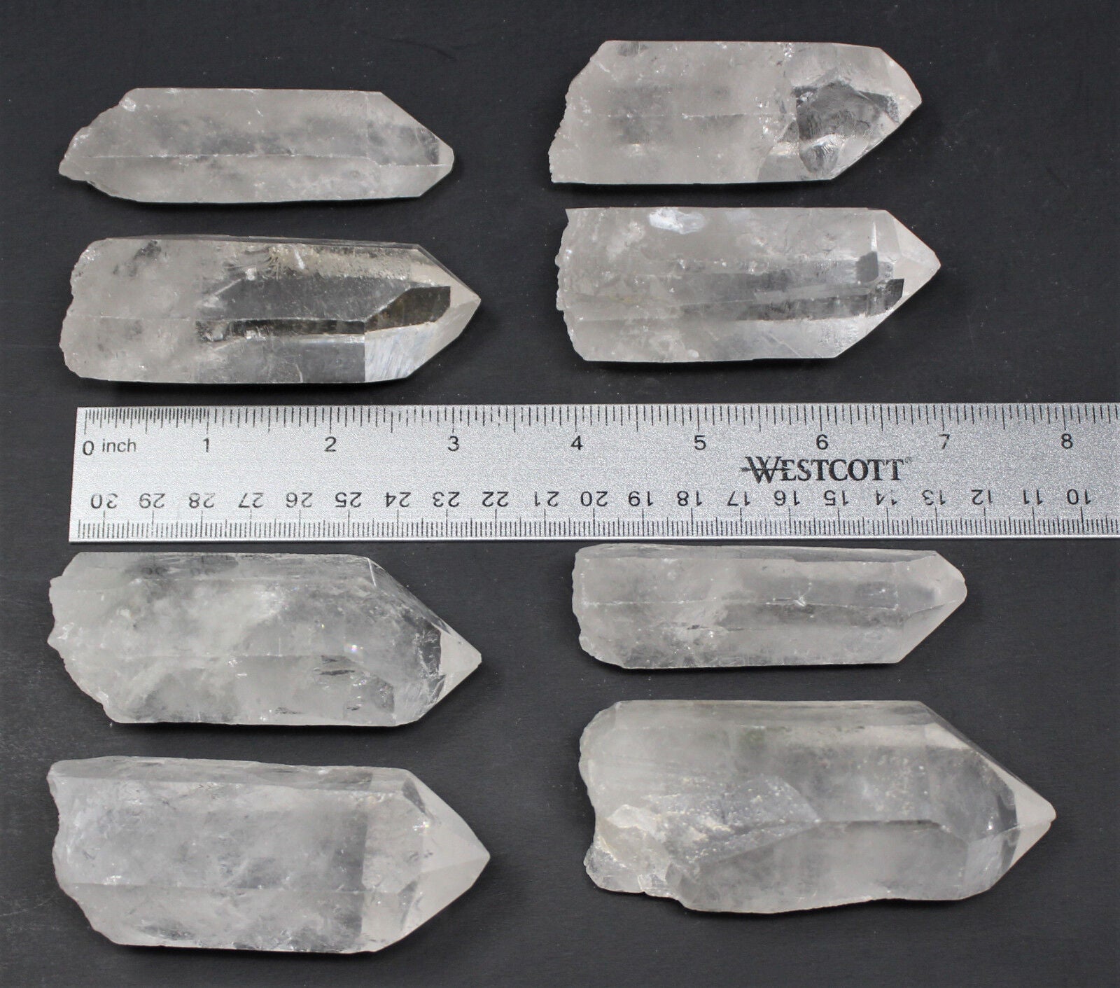Clear Quartz Crystal Point (3" - 4") Natural Wand Specimen, Reiki Healing