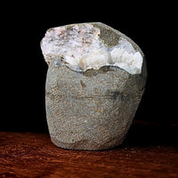 Scolecite Geode 118g Natural Reiki Stone for Calm Meditation Energy