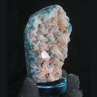 400g Natural Stilbite on Chalcedony Coral Mineral Specimen from India