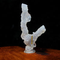 Apophyllite Cluster Matrix Tower 6x3cm 62g Luster Rare Shiny Crystal Specimen