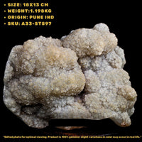 1.198kg Chalcedony StalactiteCo ral Formation Rare Natural Mineral India